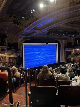 Winter Garden Theatre Mezzanine G37 view from seat photo
