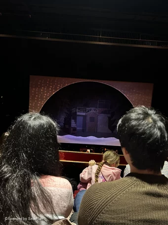 Peacock Theatre Dress Circle C18 view from seat photo