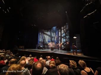 Barbican Theatre Stalls F3 view from seat photo