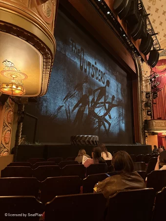 Bernard B. Jacobs Theatre Orchestra G17 view from seat photo