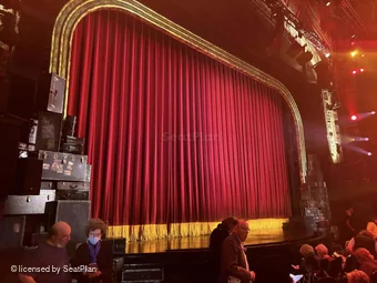 Studio 54 Theatre Orchestra F7 view from seat photo
