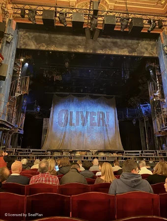 Gielgud Theatre Stalls J17 view from seat photo