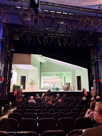 Hayes Theater Orchestra N111 view from seat photo