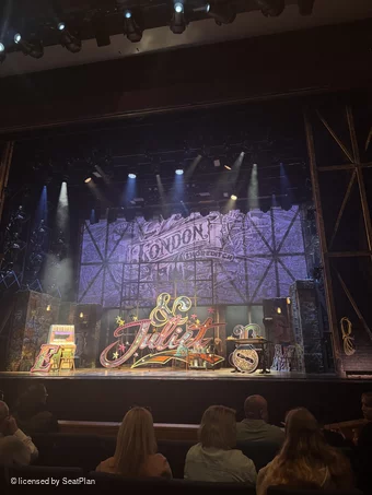 New Wimbledon Theatre Stalls E12 view from seat photo