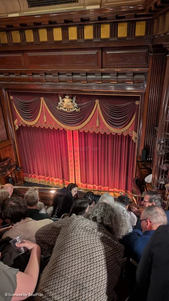 St Martin's Theatre Upper Circle E19 view from seat photo