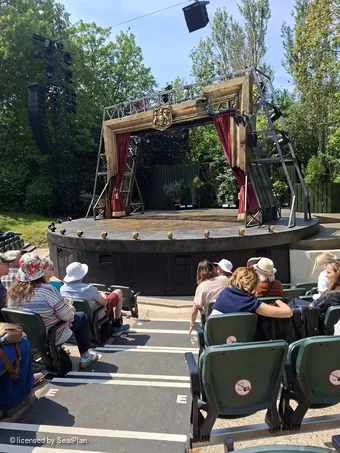 Regent's Park Open Air Theatre Lower Left G12 view from seat photo