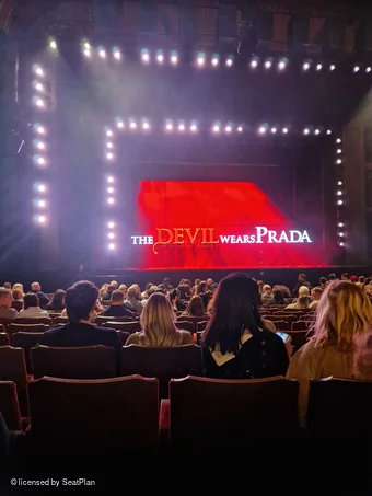 Dominion Theatre Stalls O32 view from seat photo