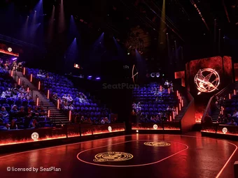 Troubadour Canary Wharf Theatre District 2 B78 view from seat photo