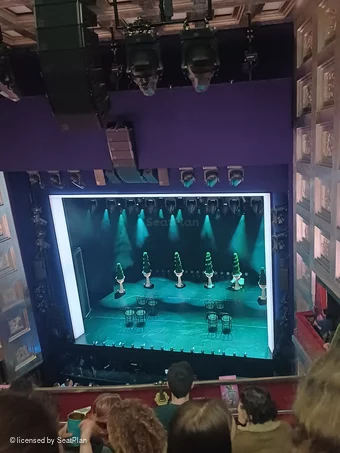 Savoy Theatre Upper Circle E2 view from seat photo