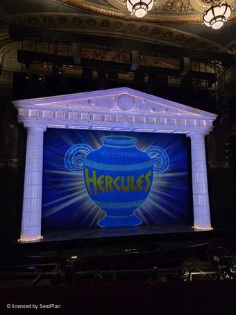 Theatre Royal Drury Lane Royal Circle B34 view from seat photo