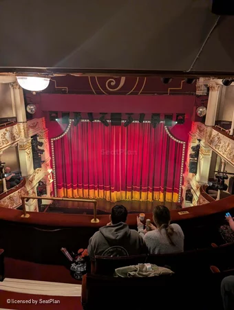 Garrick Theatre Grand Circle D11 view from seat photo
