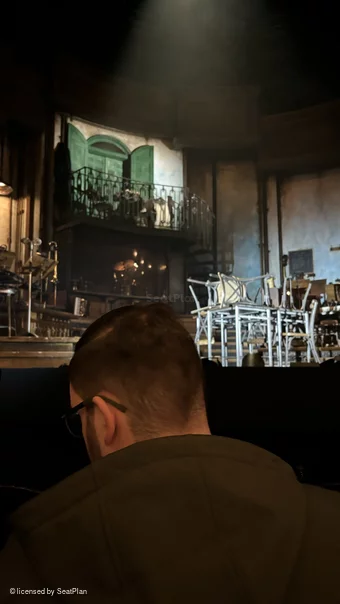 Lyric Theatre Stalls D17 view from seat photo