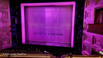 Savoy Theatre Dress Circle A9 view from seat photo