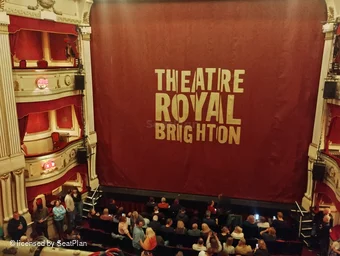 Theatre Royal Brighton Second Circle A17 view from seat photo