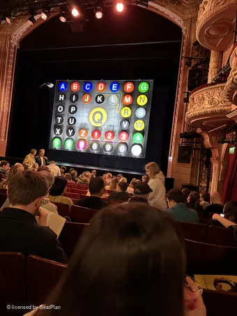 Shaftesbury Theatre Stalls N8 view from seat photo