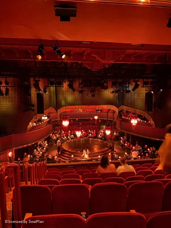 August Wilson Theatre Mezzanine J114 view from seat photo