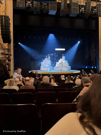 Longacre Theatre Orchestra N115 view from seat photo