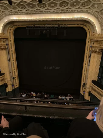 Hudson Theatre Balcony B113 view from seat photo