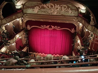 Apollo Theatre Balcony F13 view from seat photo