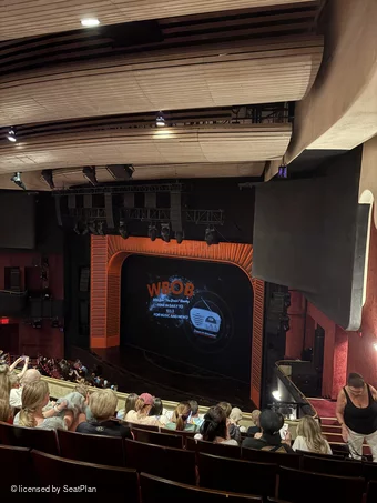 Marquis Theatre Mezzanine H36 view from seat photo