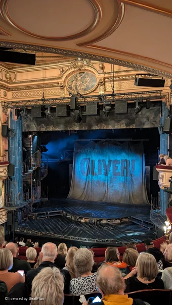 Gielgud Theatre Dress Circle F12 view from seat photo