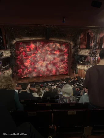 Lyceum Theatre Royal Circle J37 view from seat photo