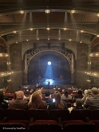 Lyric Theatre Dress Circle F115 view from seat photo