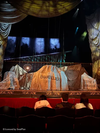His Majesty's Theatre Stalls E22 view from seat photo