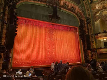 New Amsterdam Theatre Orchestra N3 view from seat photo