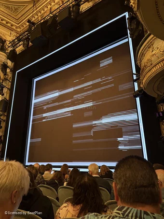 Wyndham's Theatre Stalls G5 view from seat photo