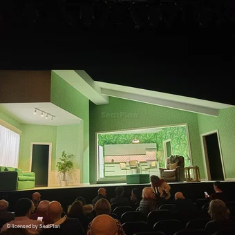 Hayes Theater Orchestra J108 view from seat photo