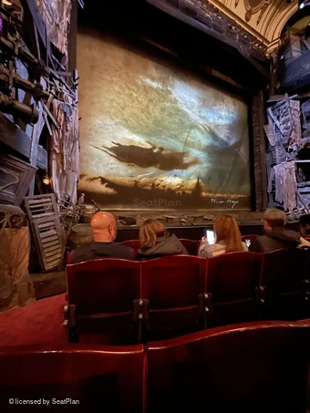 Sondheim Theatre Stalls D25 view from seat photo