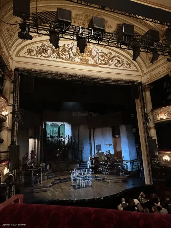 Lyric Theatre Dress Circle A20 view from seat photo