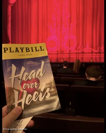 Hudson Theatre Orchestra F114 view from seat photo