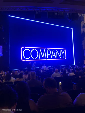 Bernard B. Jacobs Theatre Orchestra M11 view from seat photo
