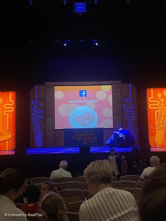 Savoy Theatre Stalls J14 view from seat photo