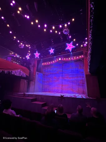 Charing Cross Theatre Stalls G1 view from seat photo