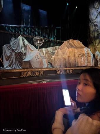 His Majesty's Theatre Stalls B30 view from seat photo