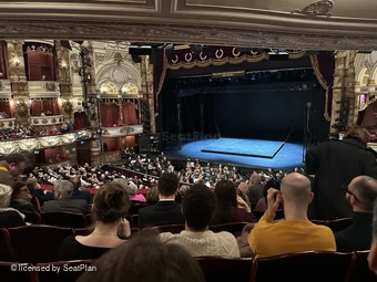 London Coliseum Dress Circle G12 view from seat photo