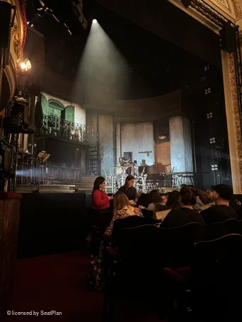 Lyric Theatre Stalls G23 view from seat photo