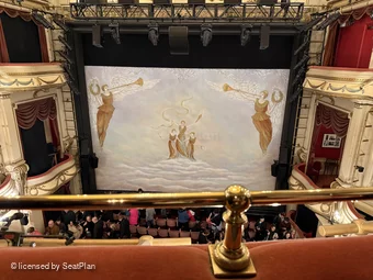 Noel Coward Theatre Grand Circle A12 view from seat photo