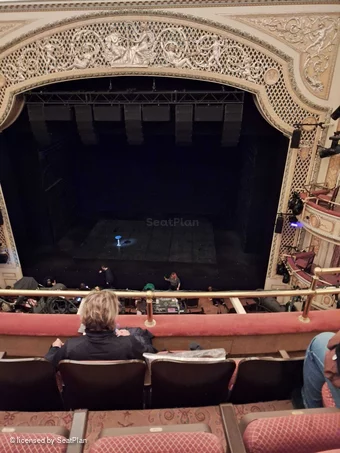 James Earl Jones Theatre Balcony C112 view from seat photo
