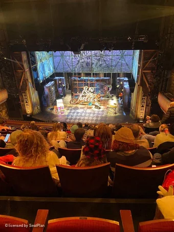 Stephen Sondheim Theatre Mezzanine JJ102 view from seat photo