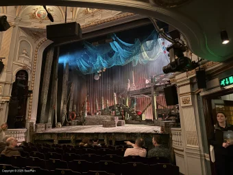 Ambassadors Theatre Stalls J1 view from seat photo