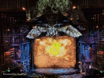 Apollo Victoria Theatre Dress Circle D22 view from seat photo