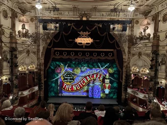 London Coliseum Upper Circle E29 view from seat photo