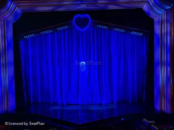 St James Theatre Mezzanine A106 view from seat photo