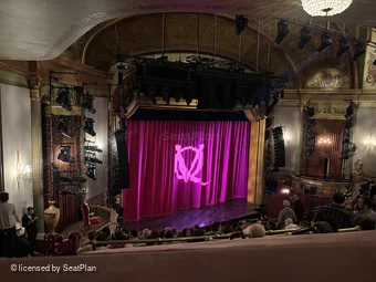 St James Theatre Mezzanine N35 view from seat photo