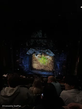 Apollo Victoria Theatre Dress Circle O10 view from seat photo