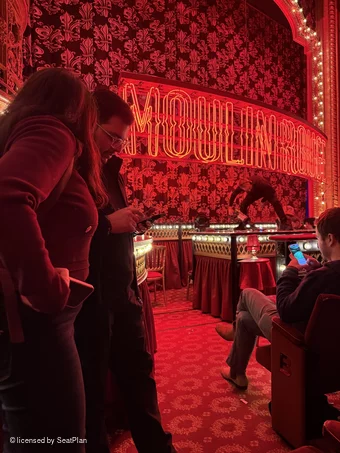 Piccadilly Theatre Stalls D25 view from seat photo